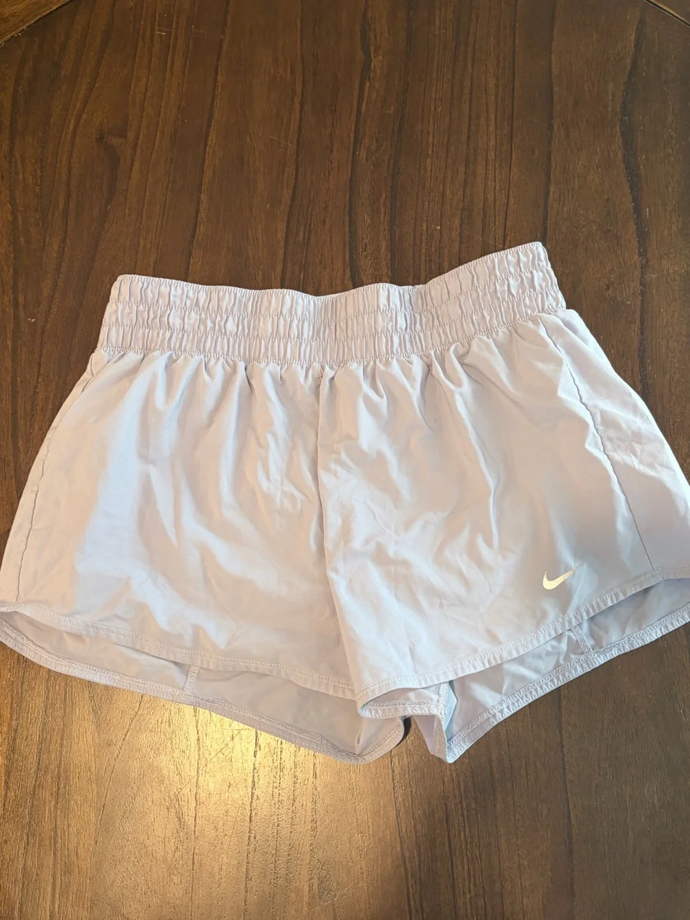 Nike Women's Lavender Elastic Waist Athletic Shorts
